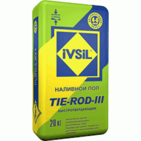 Наливной пол ИВСИЛ (IVSIL) Ivsil Tie-R-III (2-100мм) 20кг