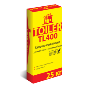TOILER TL400 Кладочно-клеевой состав, 25кг